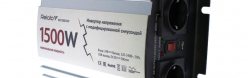 Автомобильный инвертор (преобразователь) напряжения 24В -> 220В (1500Вт), модифицированная синусоида Relato MS1500/24V