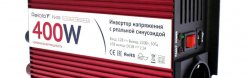 Автомобильный инвертор (преобразователь) напряжения 12В -> 220В (400Вт), чистая синусоида Relato PS400